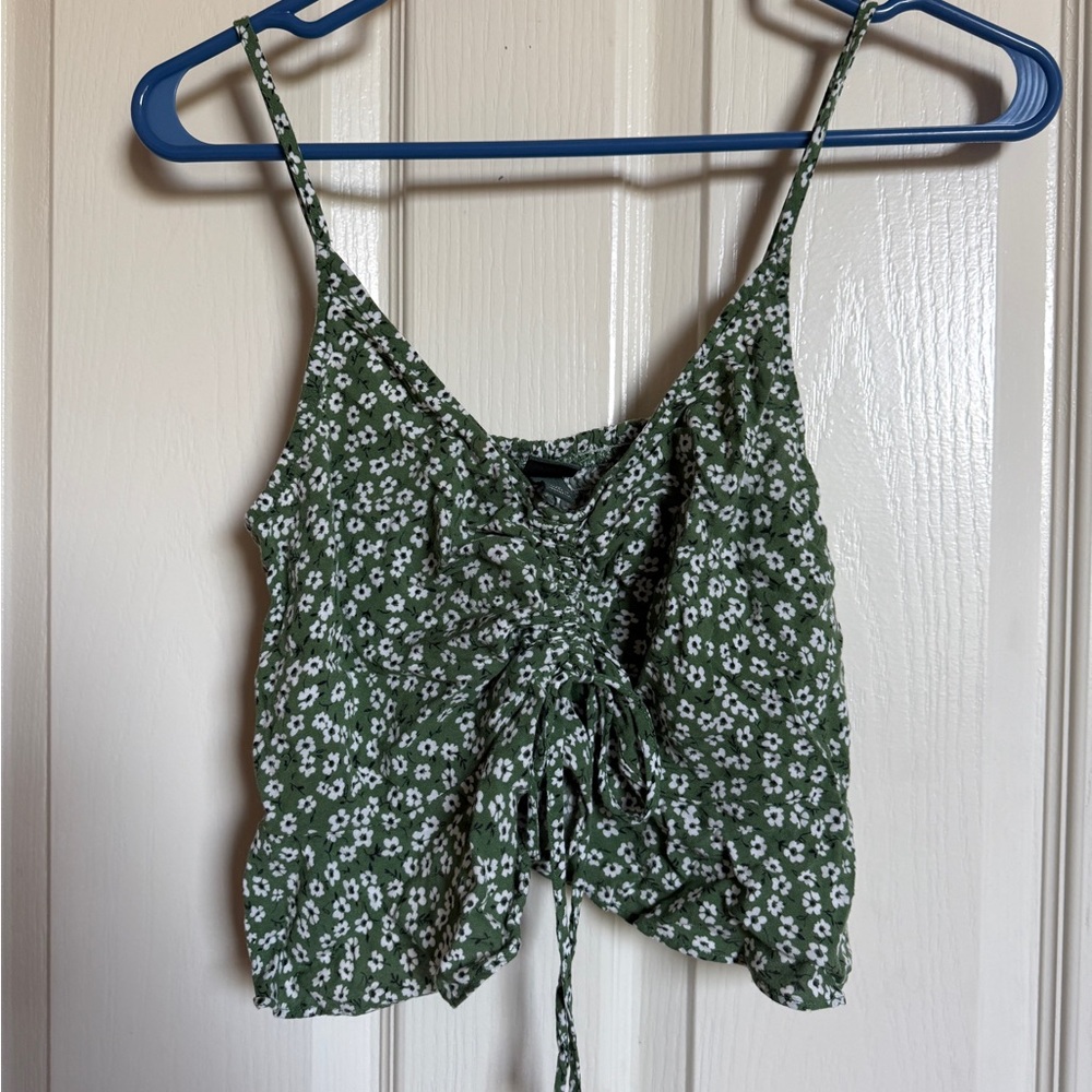Wild Fable Green Floral Camisole Top